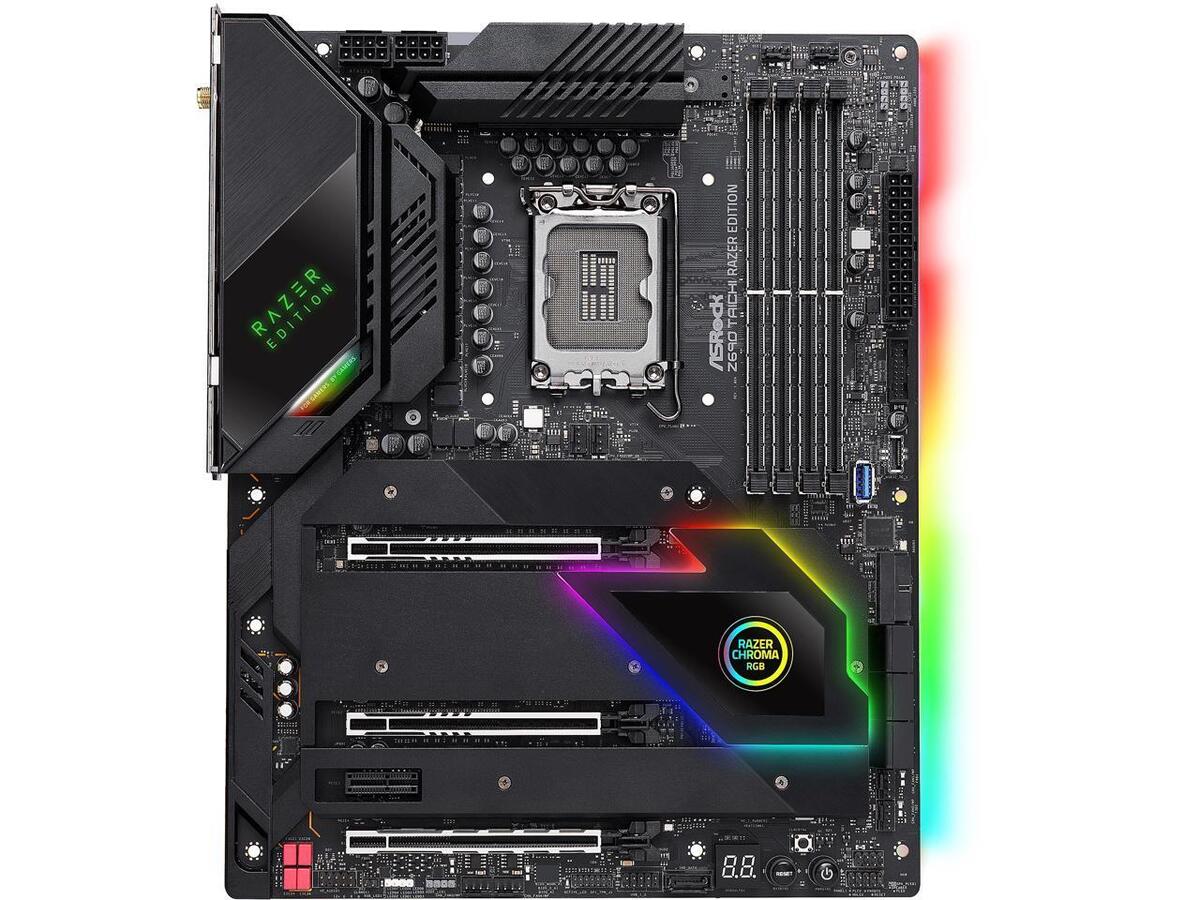 ASRock Z690 Taichi Razer Edition LGA 1700 Intel Z690 SATA ASRock Z690 Taichi Razer Edition LGA 1700 Intel Z690 SATA