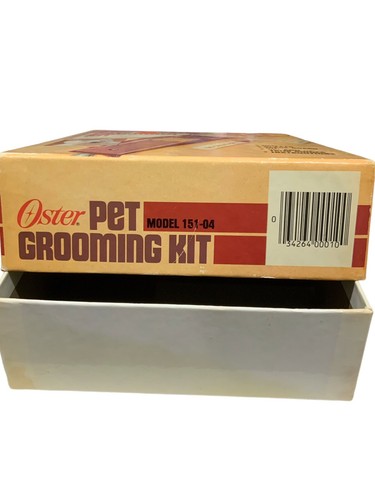 Vintage Oster Pet Grooming Kit Model 151-04 Blade Attachments, Blade, Oil, Info - Picture 13 of 13