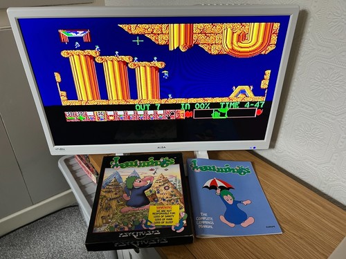 Amiga Psygnosis Lemmings Vintage Game - Boxed Working -👽👾Retro Gift Idea👾👽 - Afbeelding 5 van 24