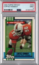 Cortez Kennedy 1990 Topps Tiffany #334 RC PSA 9