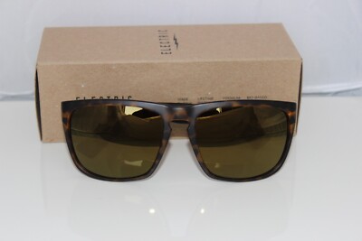 NIBOX  Electric Sunglasses  KNOXVILLE  XL  BLACK TORT/GOLD  CHROME made in Italy