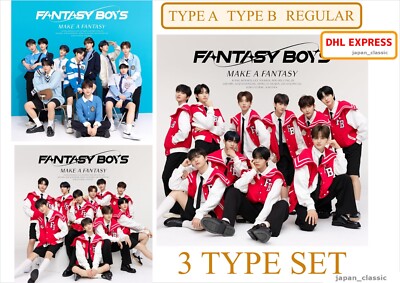 FANTASY BOYS MAKE A FANTASY LIMITED EDITION CD A B REGULAR CD JAPAN JAPANESE