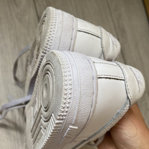 Nike Air Max leather youth boy girl white trainers -Size UK Kids 12 EU 30 Great - 第 10/15 張圖片
