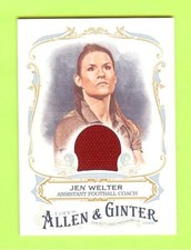 2016 TOPPS ALLEN GINTER JEN WELTER JERSEY RELIC - FOOTBALL COACH