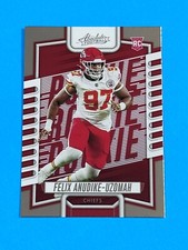 2023 Panini Absolute Felix Anudike-Uzomah Rookie Base Foil #162 KC Chiefs RC (A)