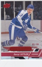 18/19 OVERTIME..DARRYL SITTLER..RED FOIL..01/99..# 42..MAPLE LEAFS.COMBINED SHIP