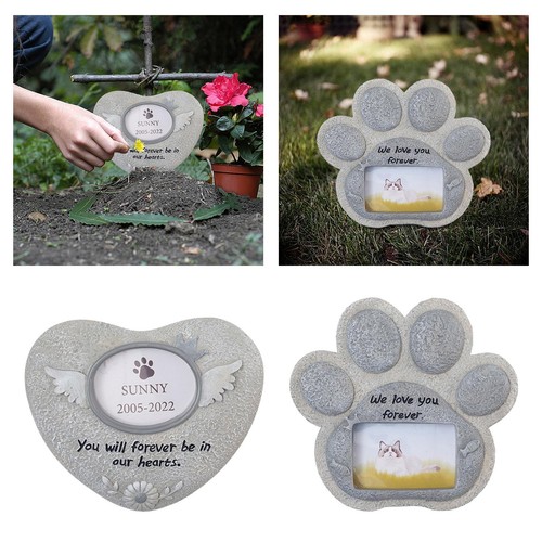Engelsflügel-Erinnerungsfigur Für Hunde – Kleine Harz-Statue Als Garten-Grabstein Oder Deko, 12 X 6 X 5,5 Cm