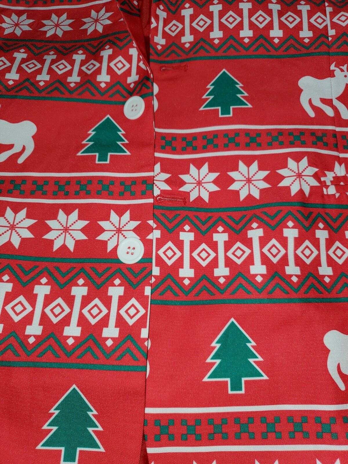 FESTIFIED HOLIDAY CLOTHING  REINDEER GREEN UGLY C… - image 5