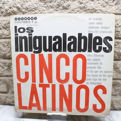 Los Cinco Latinos Los Inigualables Vinyl Record LP VG+ Album