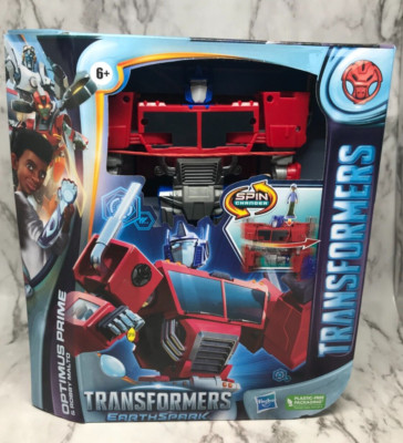 Transformers EarthSpark Spin Changer Optimus Prime and Robby Malto #822