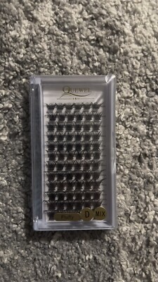 Quewel Eyelash Clusters - Wide Stem - Fluffy D MIX (8-16mm) - New