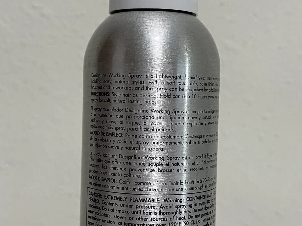 Regis Designline Working Spray 9 oz Ultimate Hairspray Flexible Hold - Imagem 4 de 4