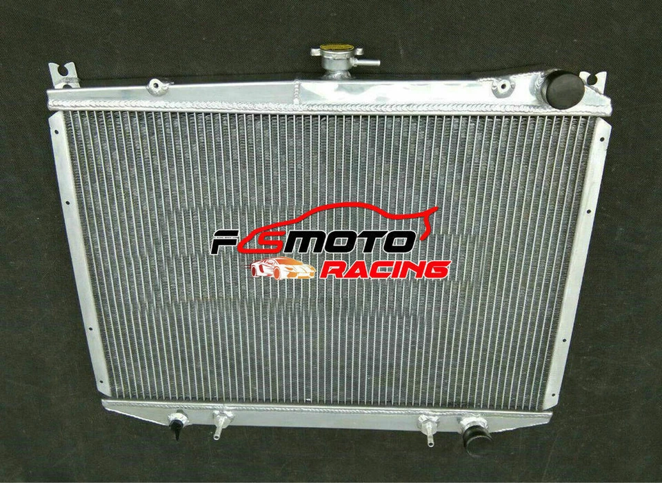 Radiador + Ventiladores PARA 1986-2004 Nissan D21 Pathfinder Pickup L4 V6 2.4L 3.0L AT Foto 2 de 4