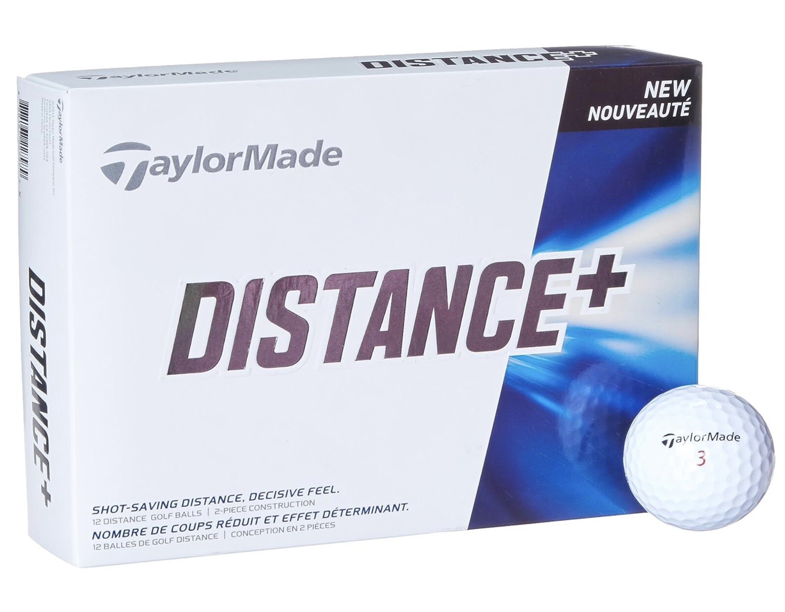 Custom Adidas Logo TaylorMade Distance Plus Golf Balls, 12 P
