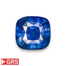 GRS Certified BURMA Sapphire 9.89 Ct. Natural Unheated CORNFLOWER BLUE Important