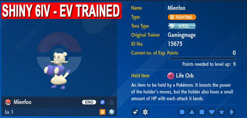 Pokemon Scarlet and Violet SHINY Returning Pokemon 6IV Battle Ready!! - Picture 144 of 150