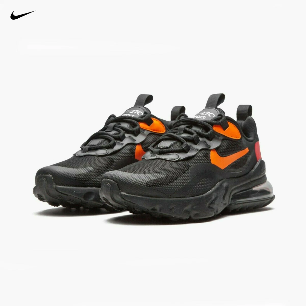 Air max 270 top react black and orange
