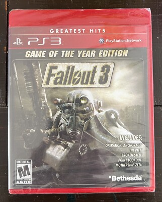Fallout 3: Game of The Year Edition (Greatest Hits) PS3 (Brand New - Sealed)