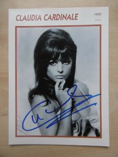 Claudia Cardinale Autogramm signed 13x18 cm Karte 