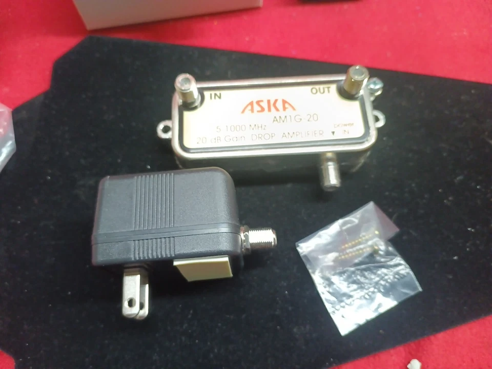 Aska AM1G-20 Distribution Amplifier 5-1000 MHz 20 dB Gain NEW FREE SHIPPING! - Image 4 of 4