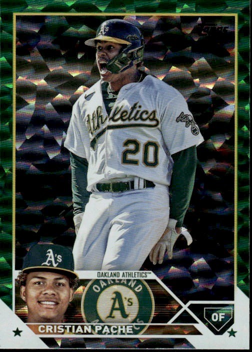 2023 Topps #296 Cristian Pache Green Foil #/499 517a