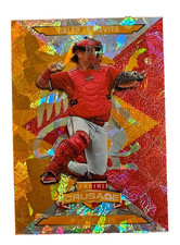 2025 Panini Crusade Caleb Lomavita #43 Gold Cracked Ice Prizm /10 Nationals