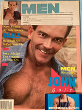 Vintage Feb. 1988 ADVOCATE MEN Magazine, Playgirl-Like, Cover: John Galt