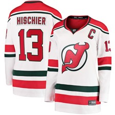 Women's Fanatics Nico Hischier White New Jersey Devils Alternate Breakaway