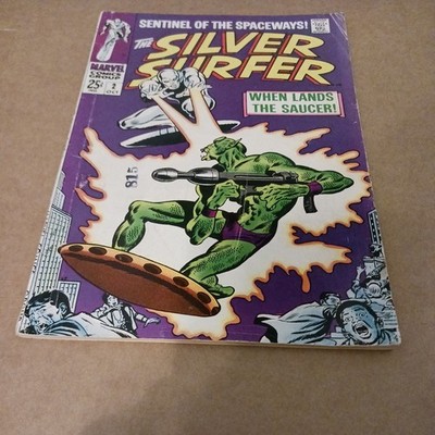 SILVER SURFER 2 3.5 MARVEL 1968 32 INTERIOR PAGES ALL COMPLETE EG