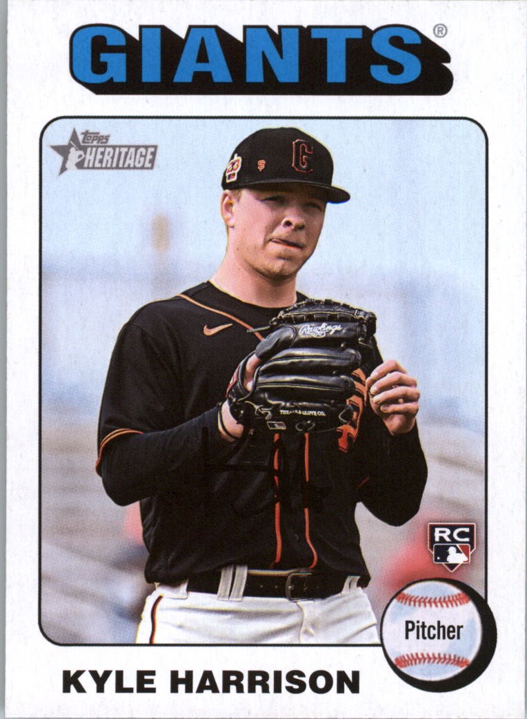 2024 Topps Heritage White Border #324 Kyle Harrison - BB