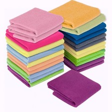 Microfibre Cloths 50PCS 30x30cm Cleaning Cloths For Kitchen Car Windows Washable