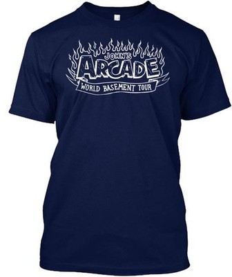 John's Arcade World Basement tours T-Shirt Made in the USA Size S to 5XL