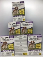 Lot Of 6 Promika ZoGuard Plus Flea and Tick Prevention for Dogs Medium 23-44lbs