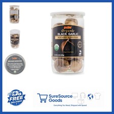 USDA Organic Black Garlic 6 Whole Bulbs Easy Peel All Natural Healthy Snack