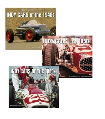 Indy Cars Of The 1940s, 1950s &  1960s 3 Book Set