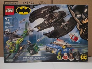 LEGO Batman Batwing and The Riddler Heist Set 76120, 489 Pieces, Imperfect Box