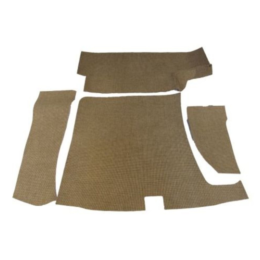 Trunk Floor Mat Cover for 1953-1954 Pontiac Chieftain 2 Door Sedan Brown 4pc