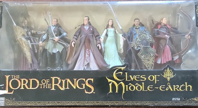 Toy Biz Lord of the Rings Elves of Middle-earth Legolas Arwen Elrond Boxed