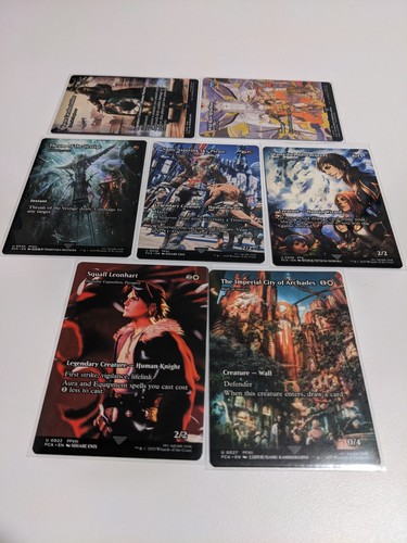 Final Fantasy MTG: THROUGH THE AGES Complete Uncommon Set (All 17 Cards NM)