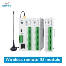 LoRa Wireless Analog Switch Acquisition Distributed Remote IO Module RS485/RJ45
