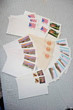 24 USPS pre-stamped postal cards postcards 1978 1988 1991 1995 1997 2002