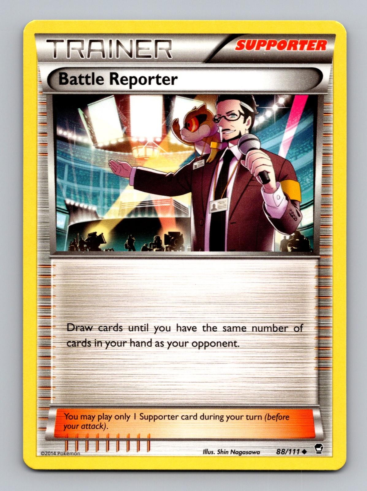 Pokemon TCG Battle Reporter 88/111 Furious Fists Regular Uncommon NM/M