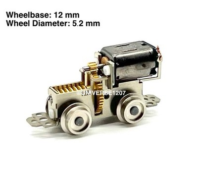 N/HOn30/HOe/009/On18 Aru Lok Power Drive Chassis D5,2mm H0e Schmalspur
