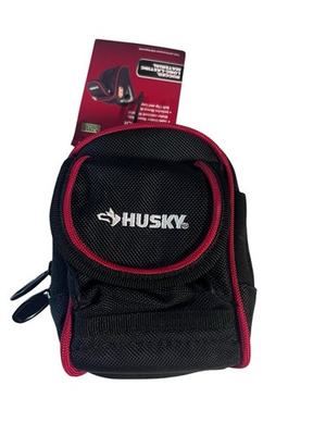 #ad Husky 4.5 in. Belt Pouch 1680 Denier Heavy Duty Water Resistant Material 570971 $19.00