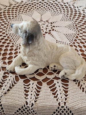 Hundefigur Golden Retriever  aus Keramik,  14,6 cm lang, 7 cm breit, 9,5 cm hoch