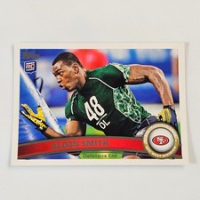 Aldon Smith San Francisco 49ers 2011 Topps RC Rookie Card #178. rookie card picture