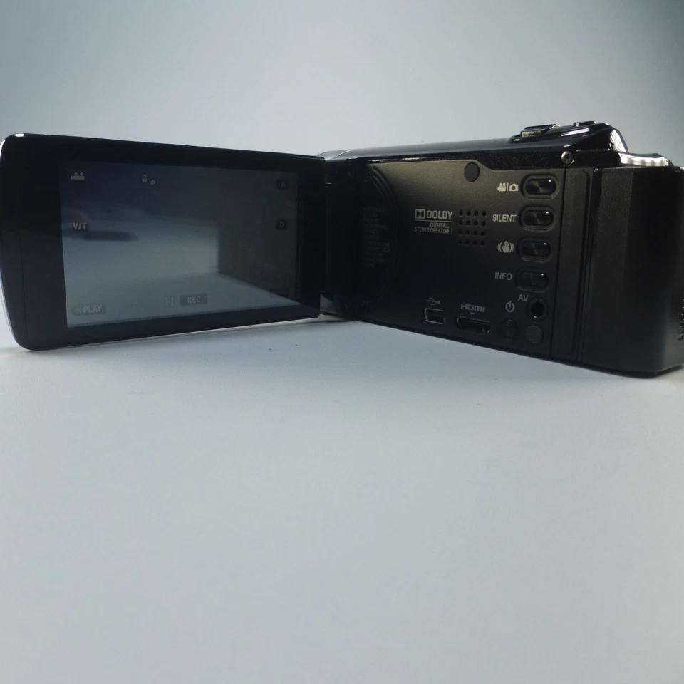 JVC Everio GZ-E207BEK Handheld High Definition HDD Camcorder Black Tested - Image 4 of 4