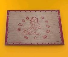 1937 Little Orphan Annie Wooden Pastry Board Harold Gray Toy Baking Set Vintage