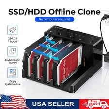 ORICO 5 Bay USB 3.0 SATA HARD DRIVE ENCLOSURE Offline Clone for 2.5/3.5"HDD SSD