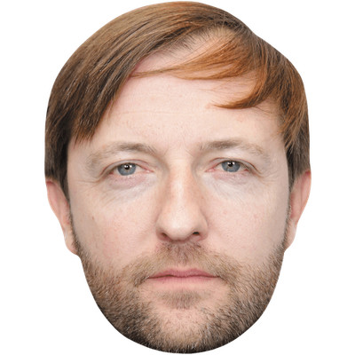 Andrew Maxwell (Beard) Celebrity Mask, Flat Card Face, Fancy Dress Mask